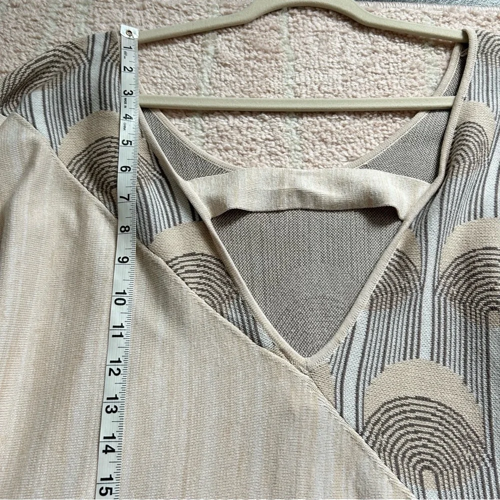 Anthropologie Daily Practice Knit Sweater Dolman Sleeves Neutral Size Large - Picture 10 of 11